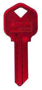 Kwikset KW1 Red Aluminum Key Blank $1.99
